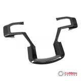 Real Carbon Fiber Steering Wheel Trim Cover For F150 2015-2020
