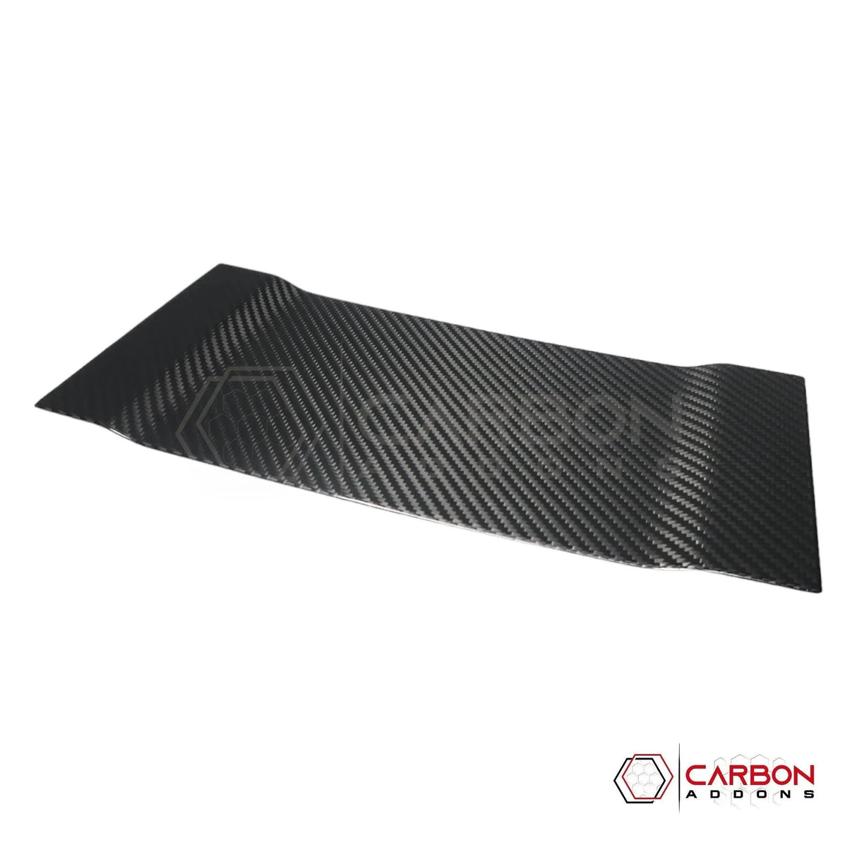 F150 2021-Up Center Console Wireless Charger/Coin Tray Hard Carbon Fiber Cover