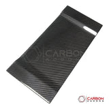 F150 2021-Up Center Console Wireless Charger/Coin Tray Hard Carbon Fiber Cover