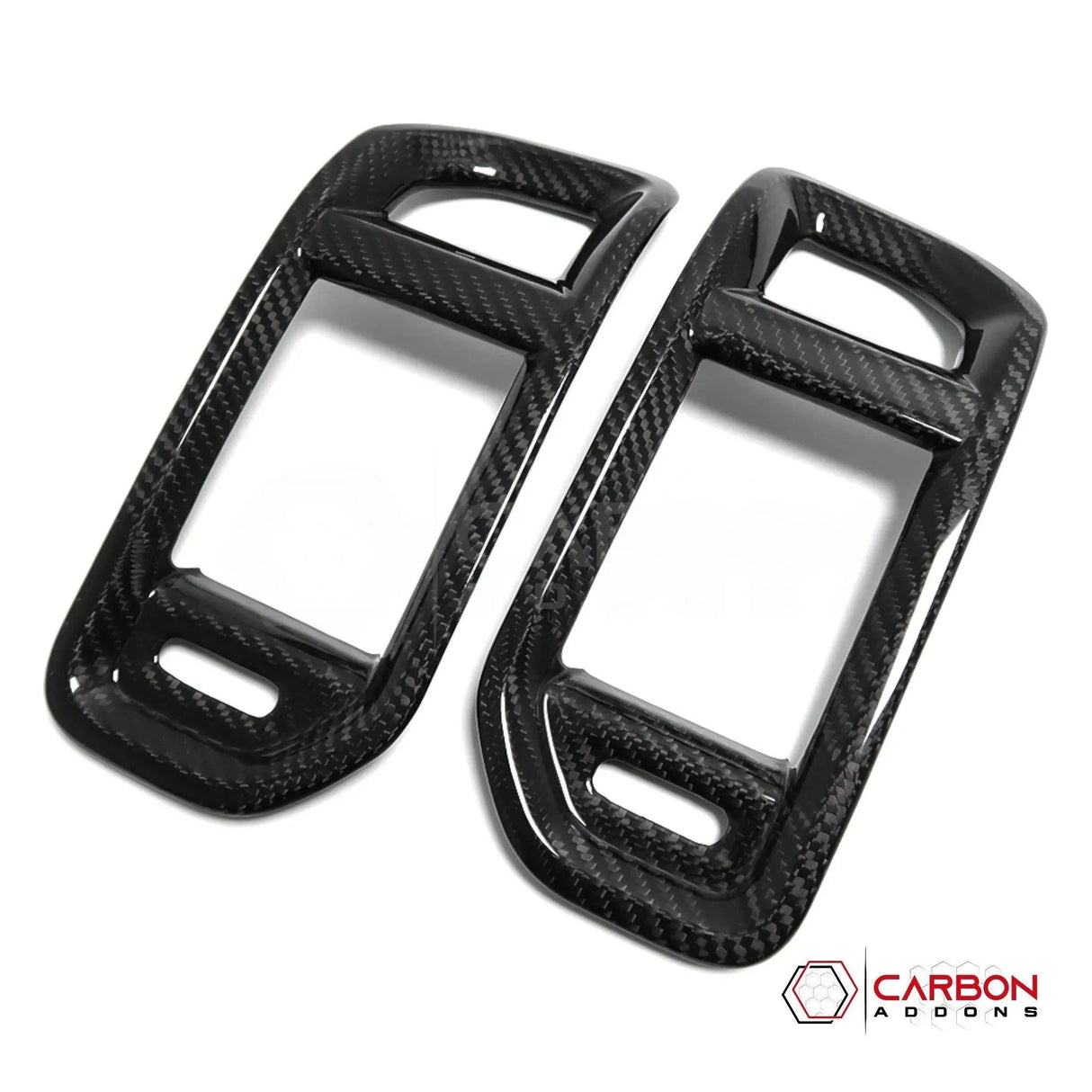 2019+ RAM 1500/TRX/RHO Dashboard Side AC Vent Trim Hard Carbon Fiber Cover