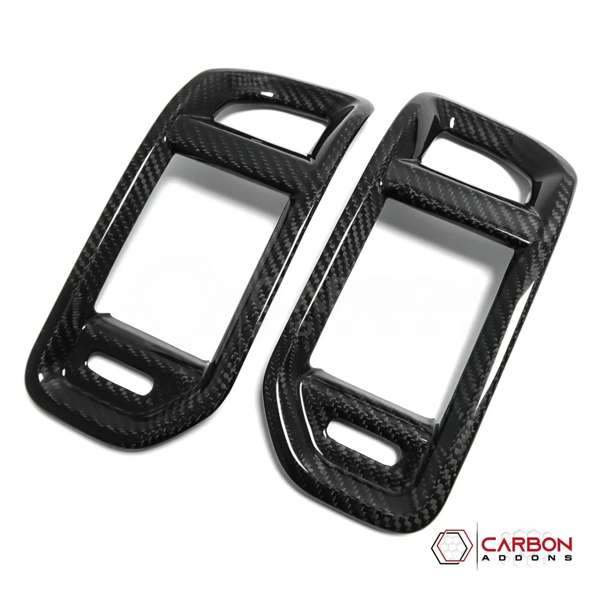 2019+ RAM 1500/TRX/RHO Dashboard Side AC Vent Trim Hard Carbon Fiber Cover
