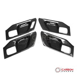 RAM 1500/TRX/RHO 2019+ Interior Door Handle Trim Hard Carbon Fiber Cover