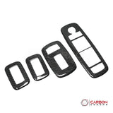 2019+ RAM 1500/TRX Interior Window Switch Trim Hard Carbon Fiber Cover