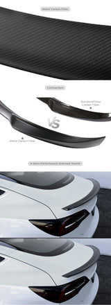 2014-2020 BMW 4-Series F32 PSM Style Carbon Fiber Trunk Spoiler Wing