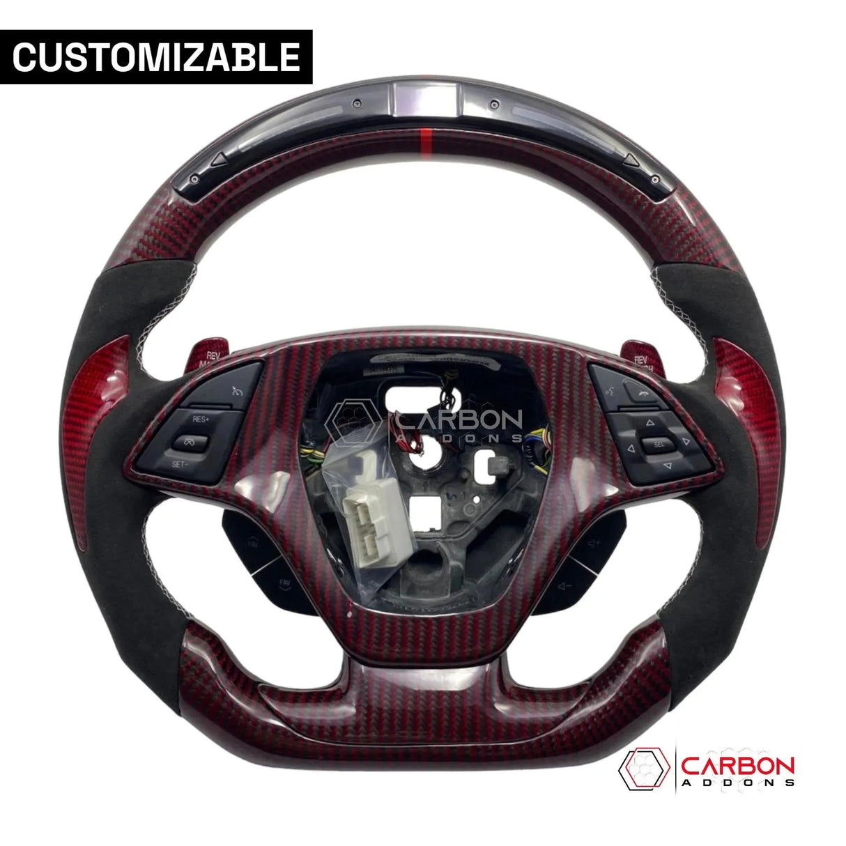 [Complete] Custom Carbon Fiber Steering Wheel C7 Corvette Stingray/Z06/Grand Sport 2014-2019