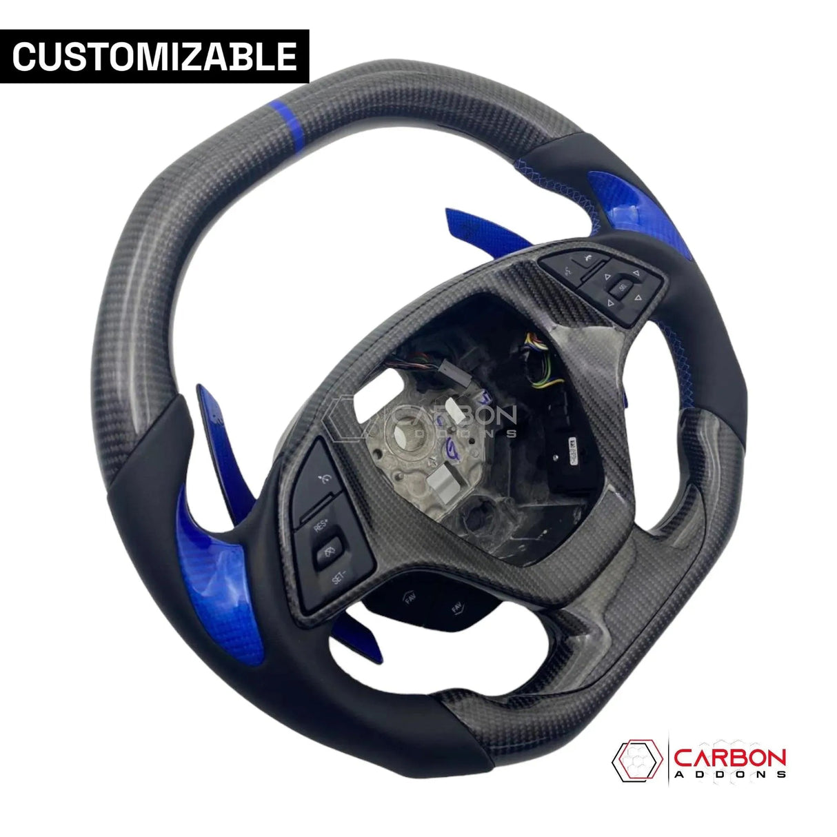 [Complete] Custom Carbon Fiber Steering Wheel C7 Corvette Stingray/Z06/Grand Sport 2014-2019