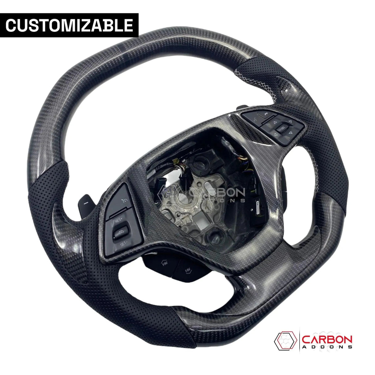 [Complete] Custom Carbon Fiber Steering Wheel C7 Corvette Stingray/Z06/Grand Sport 2014-2019