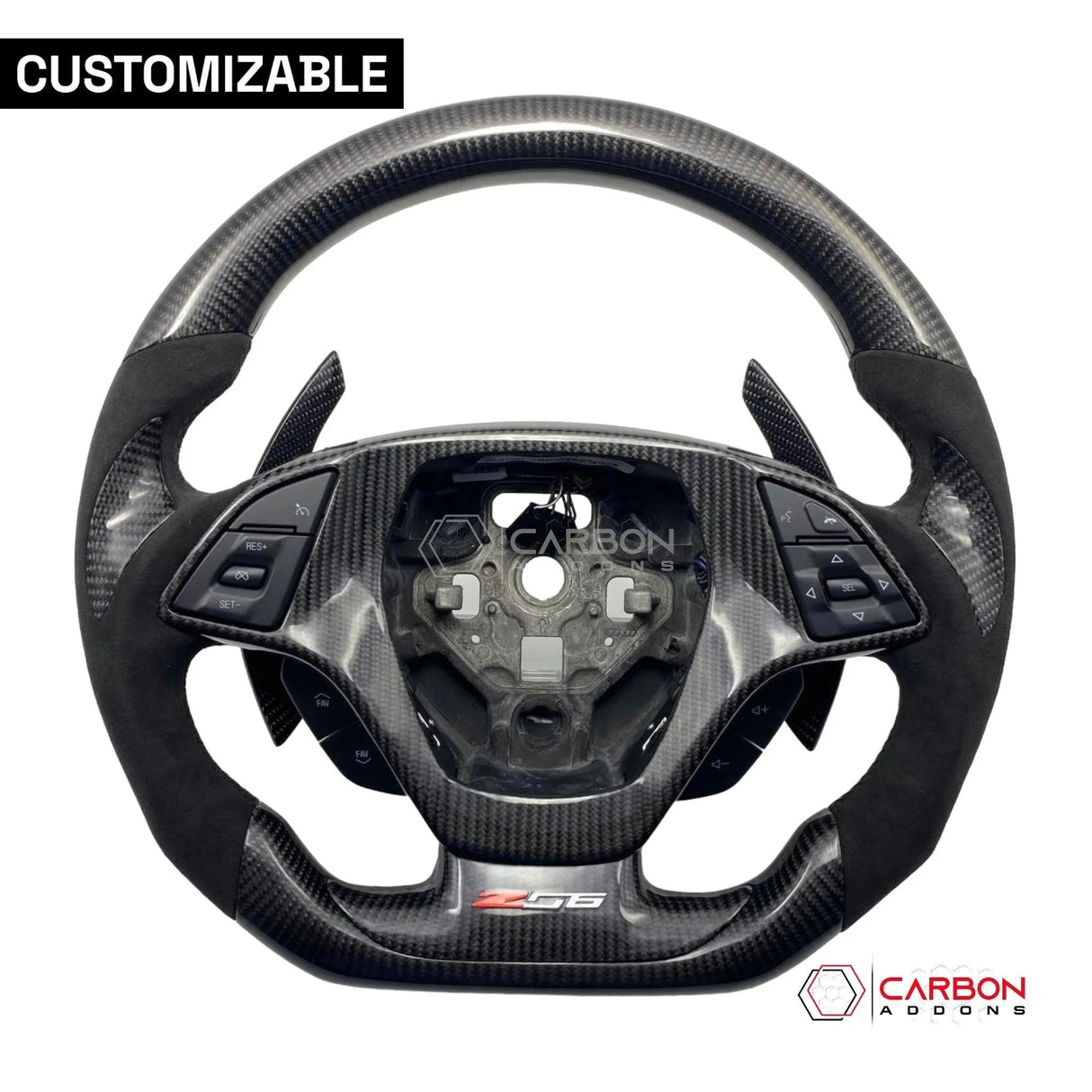 [Complete] Custom Carbon Fiber Steering Wheel C7 Corvette Stingray/Z06/Grand Sport 2014-2019