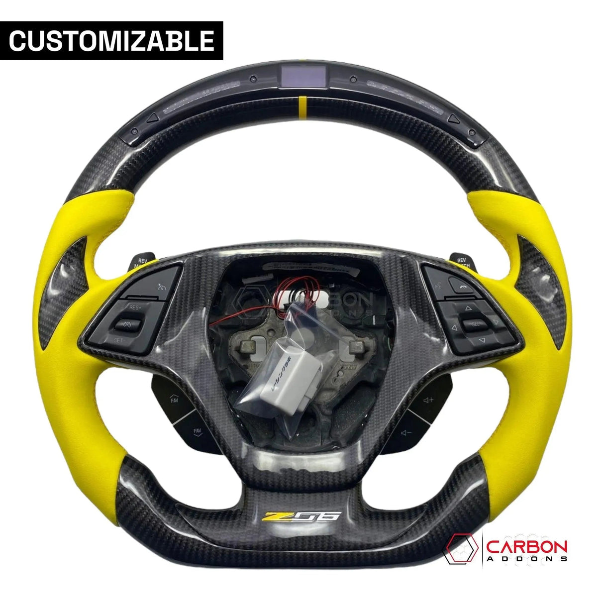 [Complete] Custom Carbon Fiber Steering Wheel C7 Corvette Stingray/Z06/Grand Sport 2014-2019