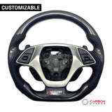 [Complete] Custom Carbon Fiber Steering Wheel C7 Corvette Stingray/Z06/Grand Sport 2014-2019