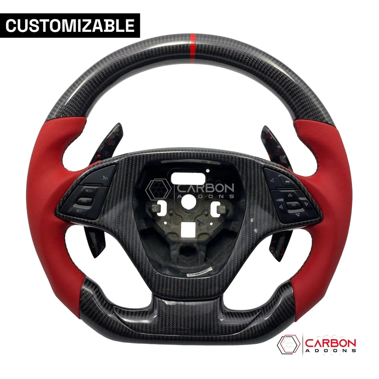 [Complete] Custom Carbon Fiber Steering Wheel C7 Corvette Stingray/Z06/Grand Sport 2014-2019