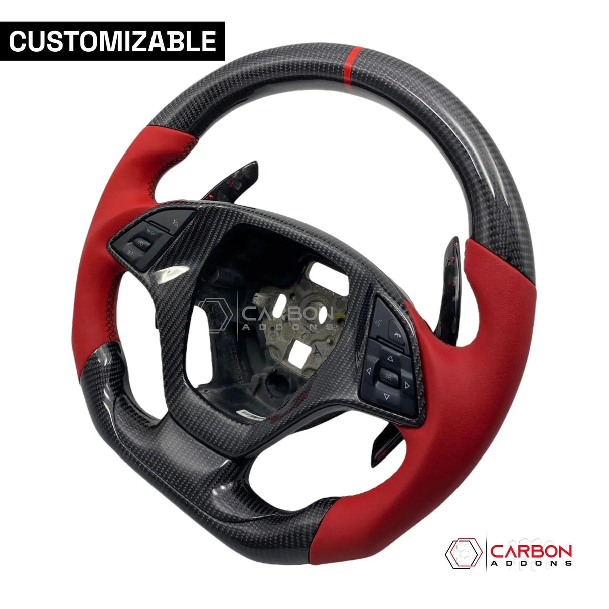 [Complete] Custom Carbon Fiber Steering Wheel C7 Corvette Stingray/Z06/Grand Sport 2014-2019