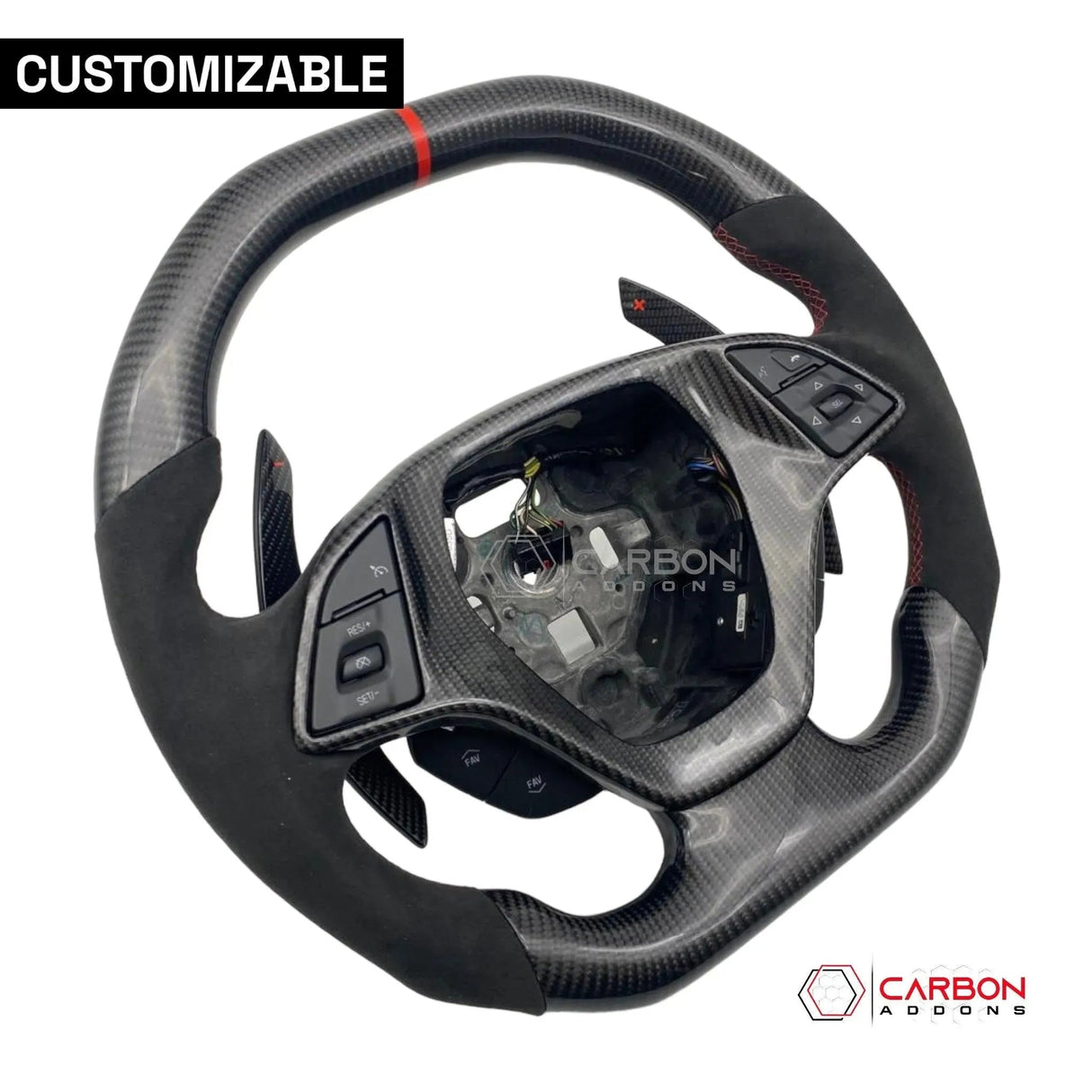 [Complete] Custom Carbon Fiber Steering Wheel C7 Corvette Stingray/Z06/Grand Sport 2014-2019