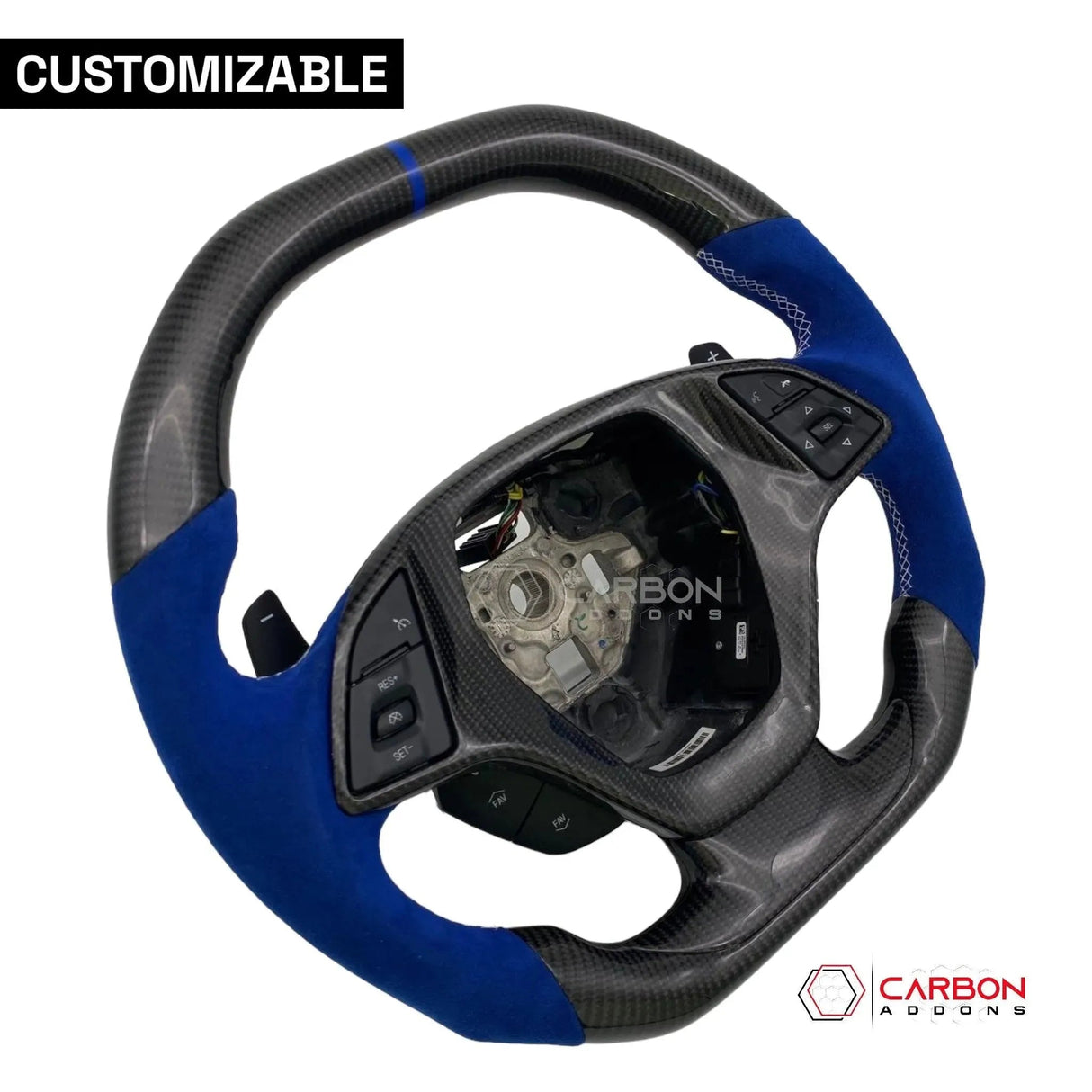 [Complete] Custom Carbon Fiber Steering Wheel C7 Corvette Stingray/Z06/Grand Sport 2014-2019