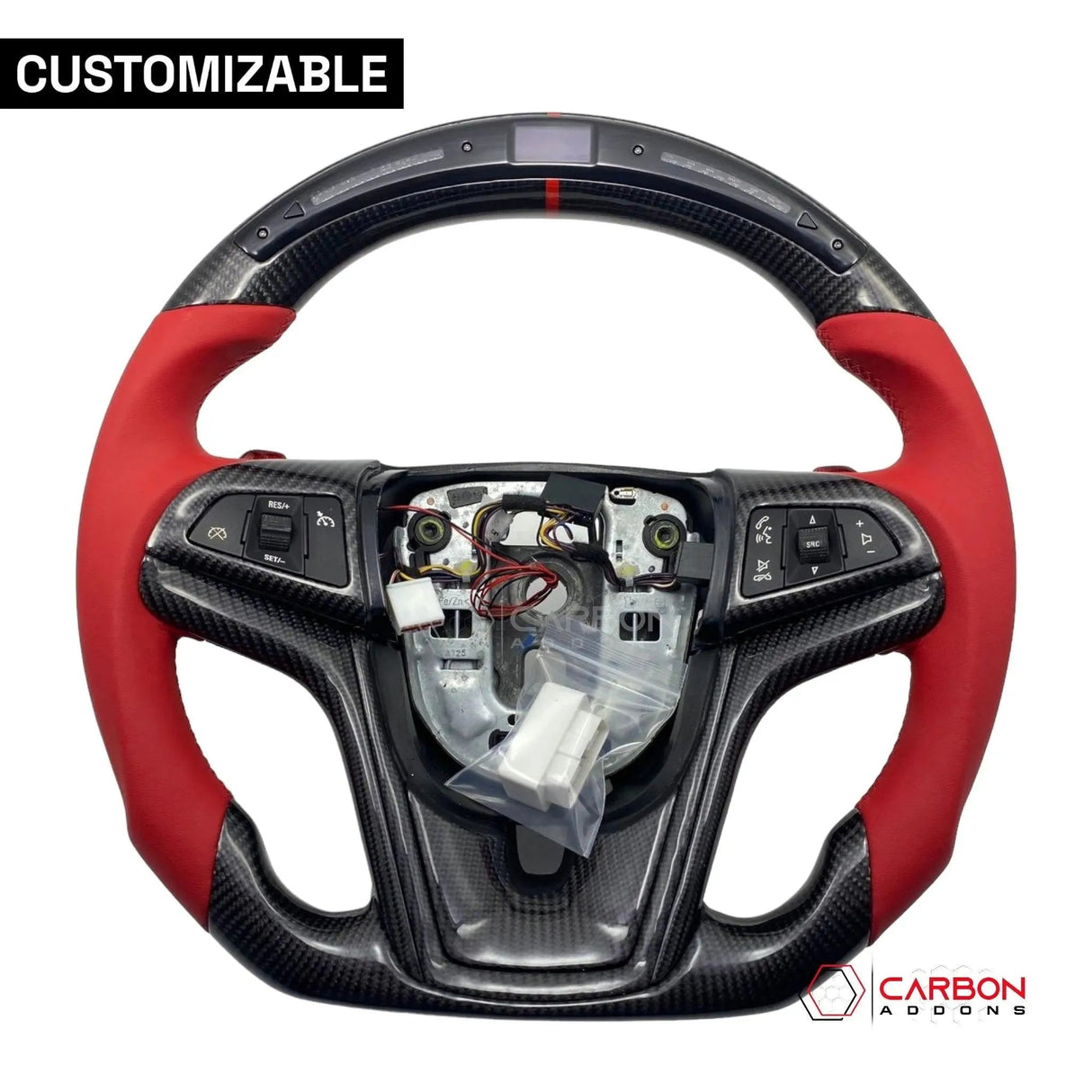 [Complete] Custom Carbon Fiber Steering Wheel For 2012-2015 Chevy Camaro