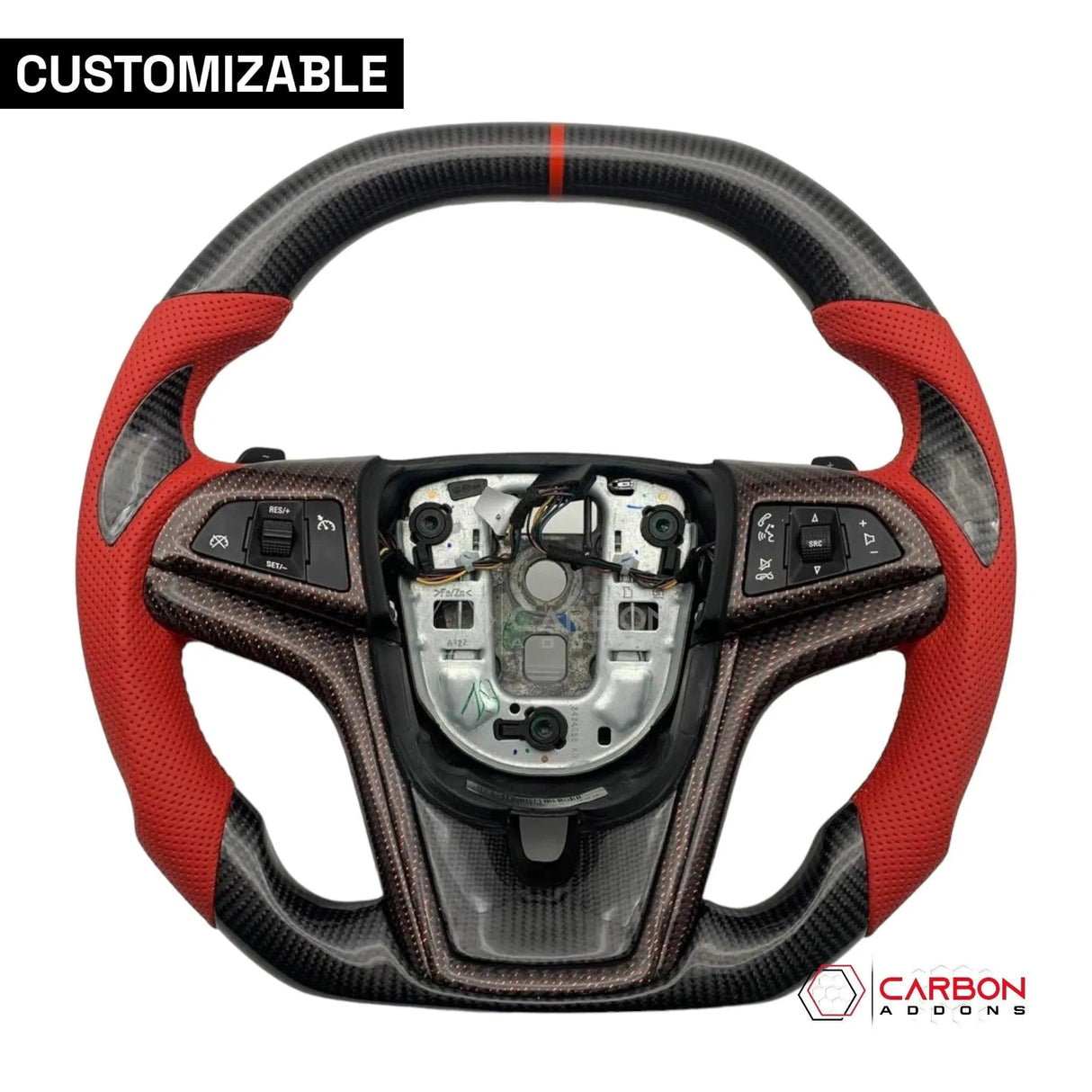 [Complete] Custom Carbon Fiber Steering Wheel For 2012-2015 Chevy Camaro