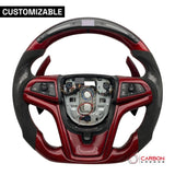 [Complete] Custom Carbon Fiber Steering Wheel For 2012-2015 Chevy Camaro