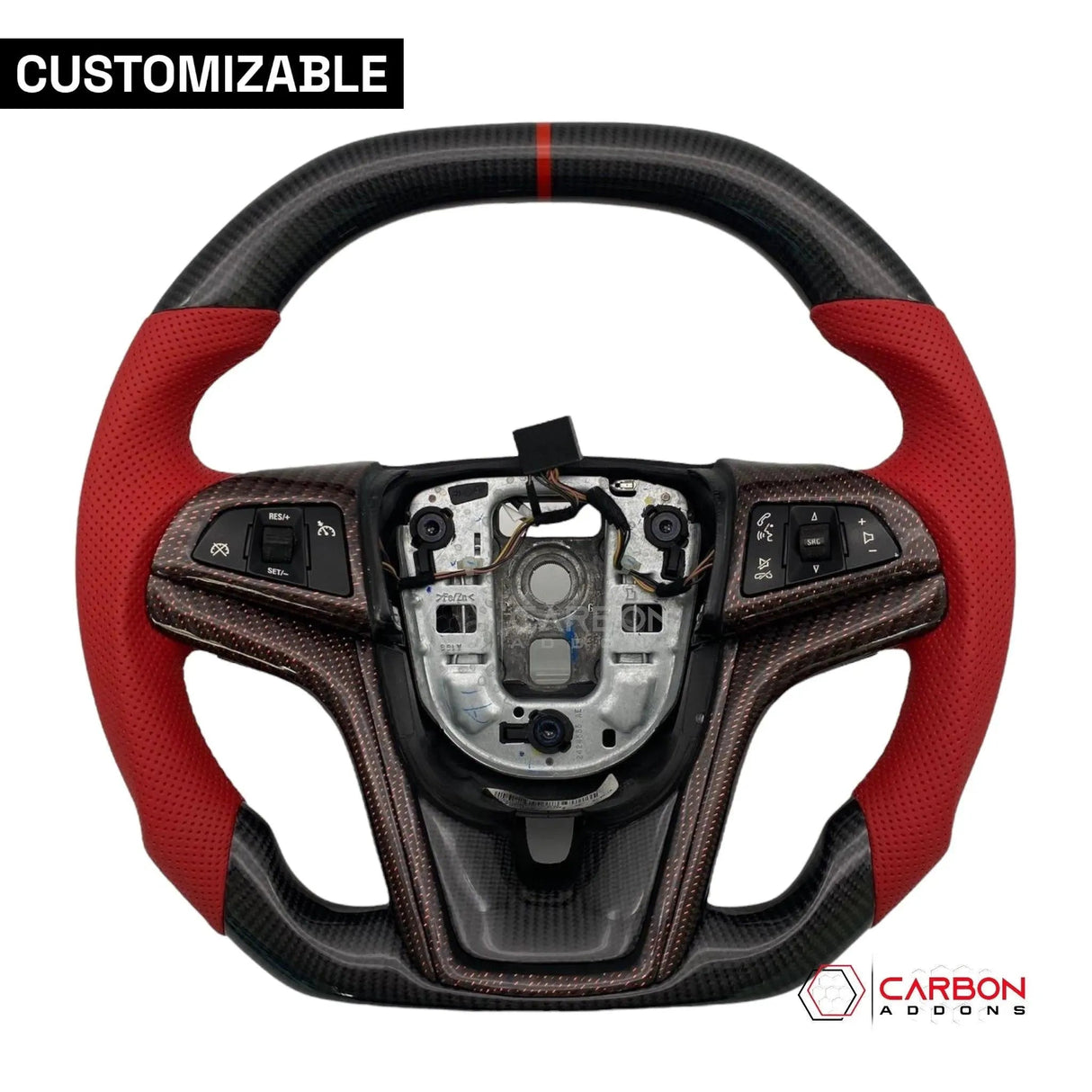 [Complete] Custom Carbon Fiber Steering Wheel For 2012-2015 Chevy Camaro