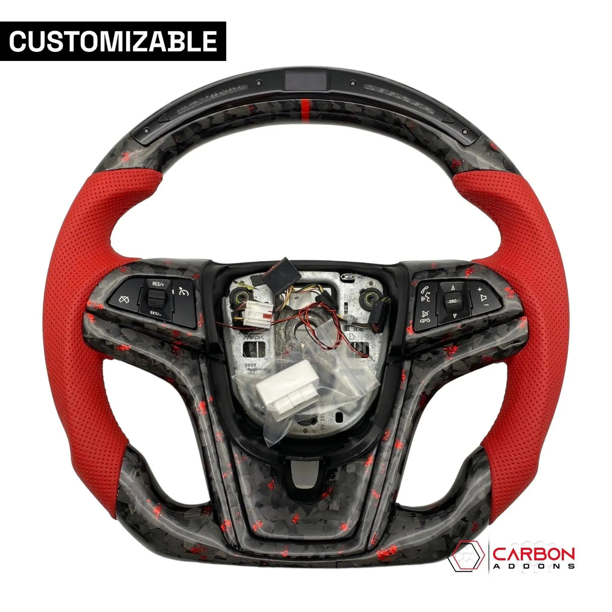 [Complete] Custom Carbon Fiber Steering Wheel For 2012-2015 Chevy Camaro