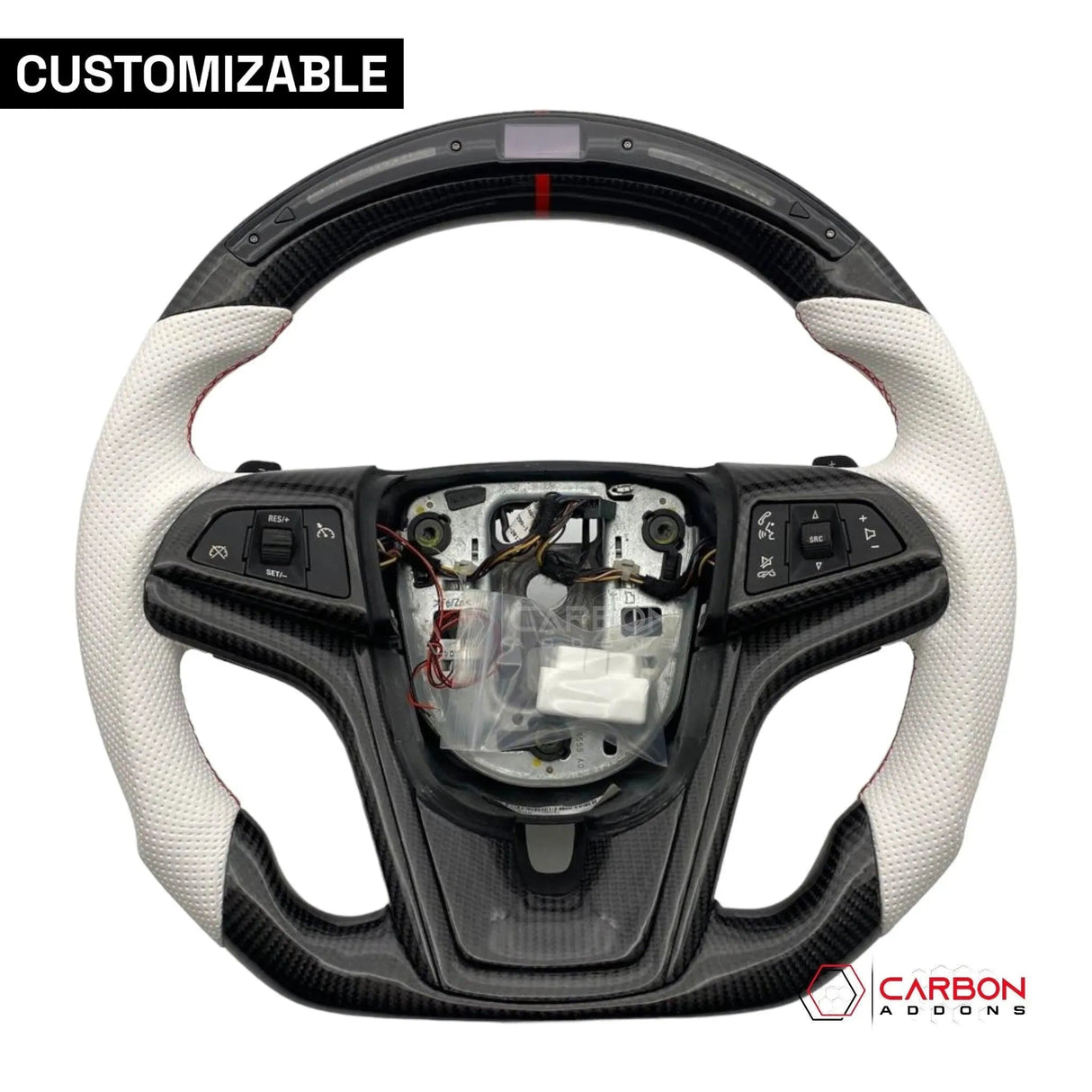 [Complete] Custom Carbon Fiber Steering Wheel For 2012-2015 Chevy Camaro