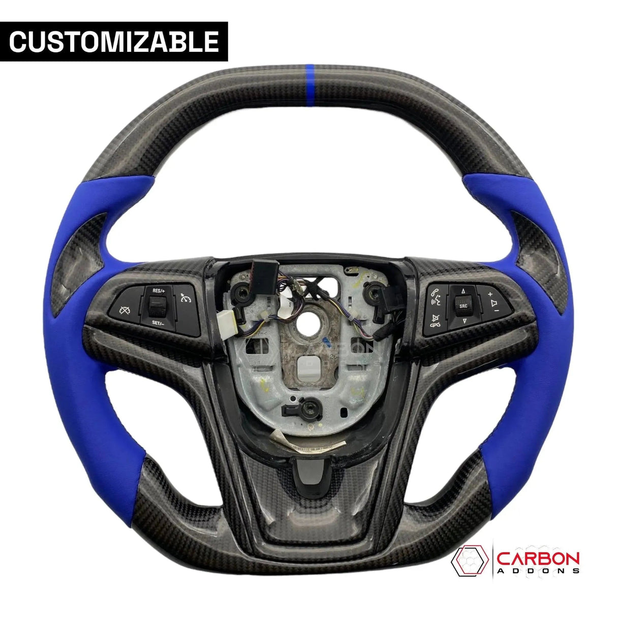 [Complete] Custom Carbon Fiber Steering Wheel For 2012-2015 Chevy Camaro