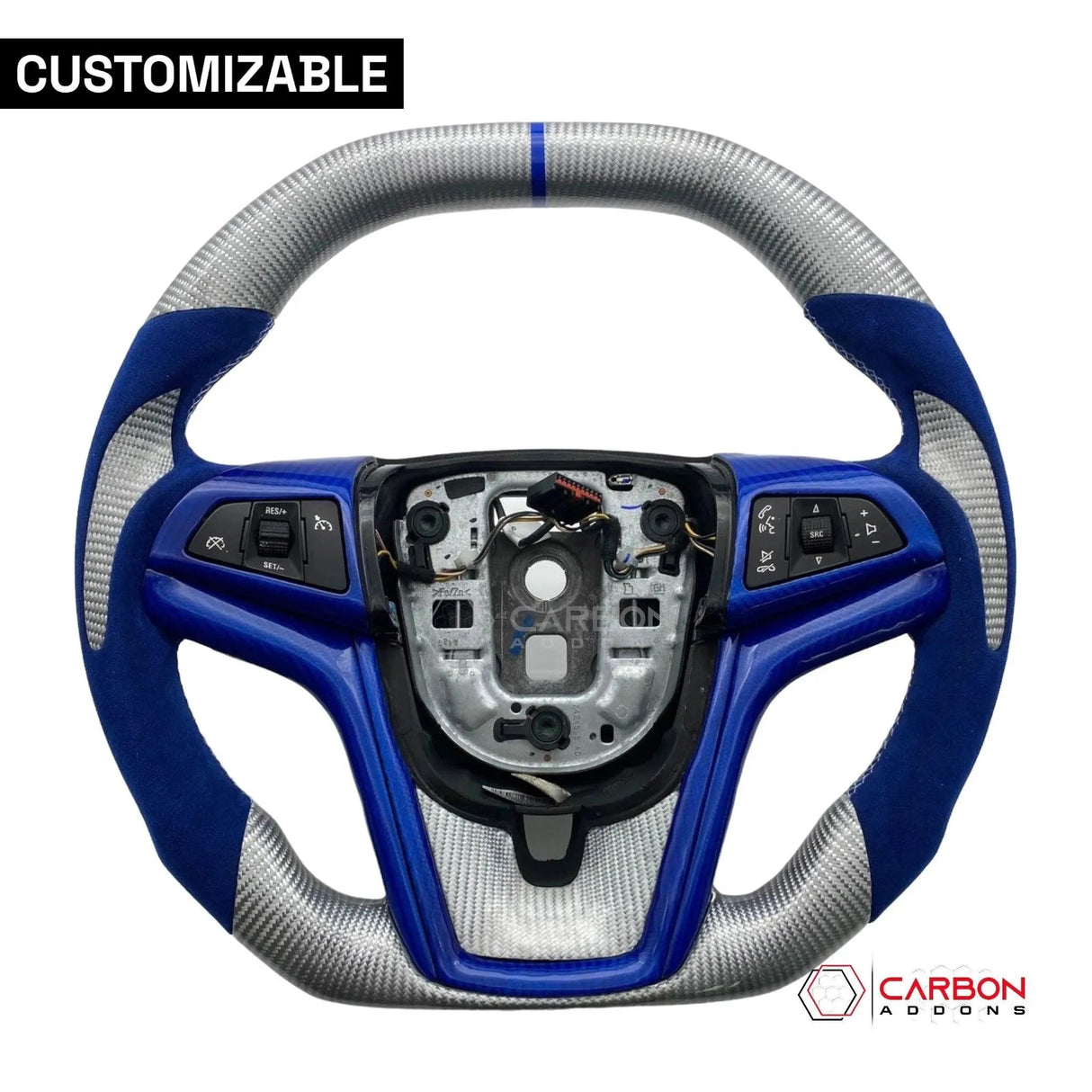 [Complete] Custom Carbon Fiber Steering Wheel For 2012-2015 Chevy Camaro