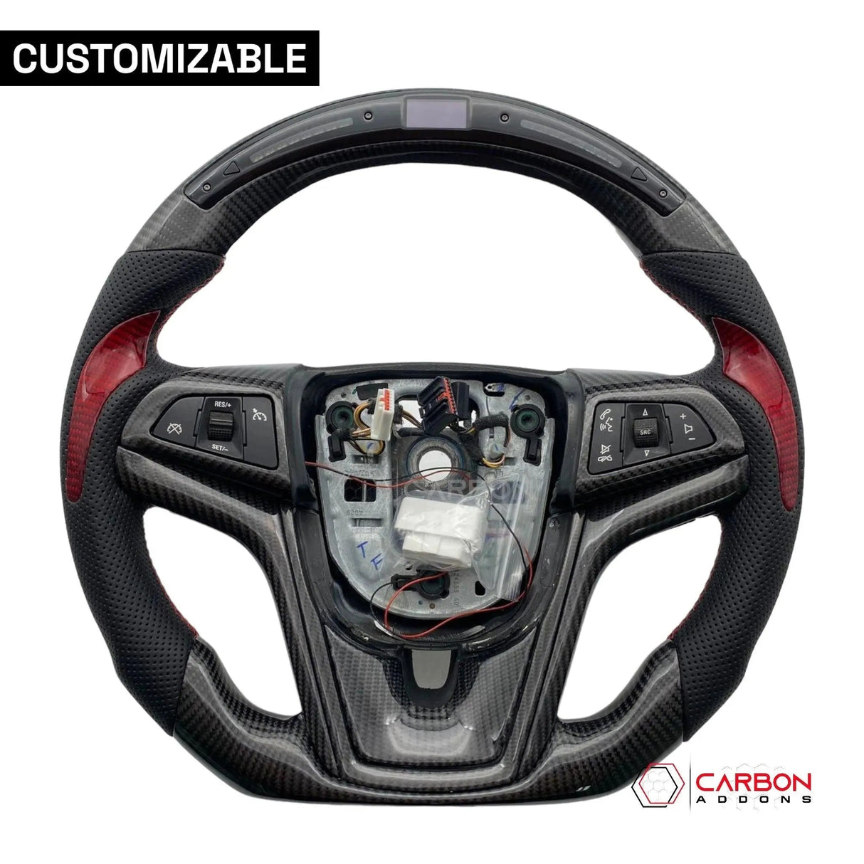 [Complete] Custom Carbon Fiber Steering Wheel For 2012-2015 Chevy Camaro