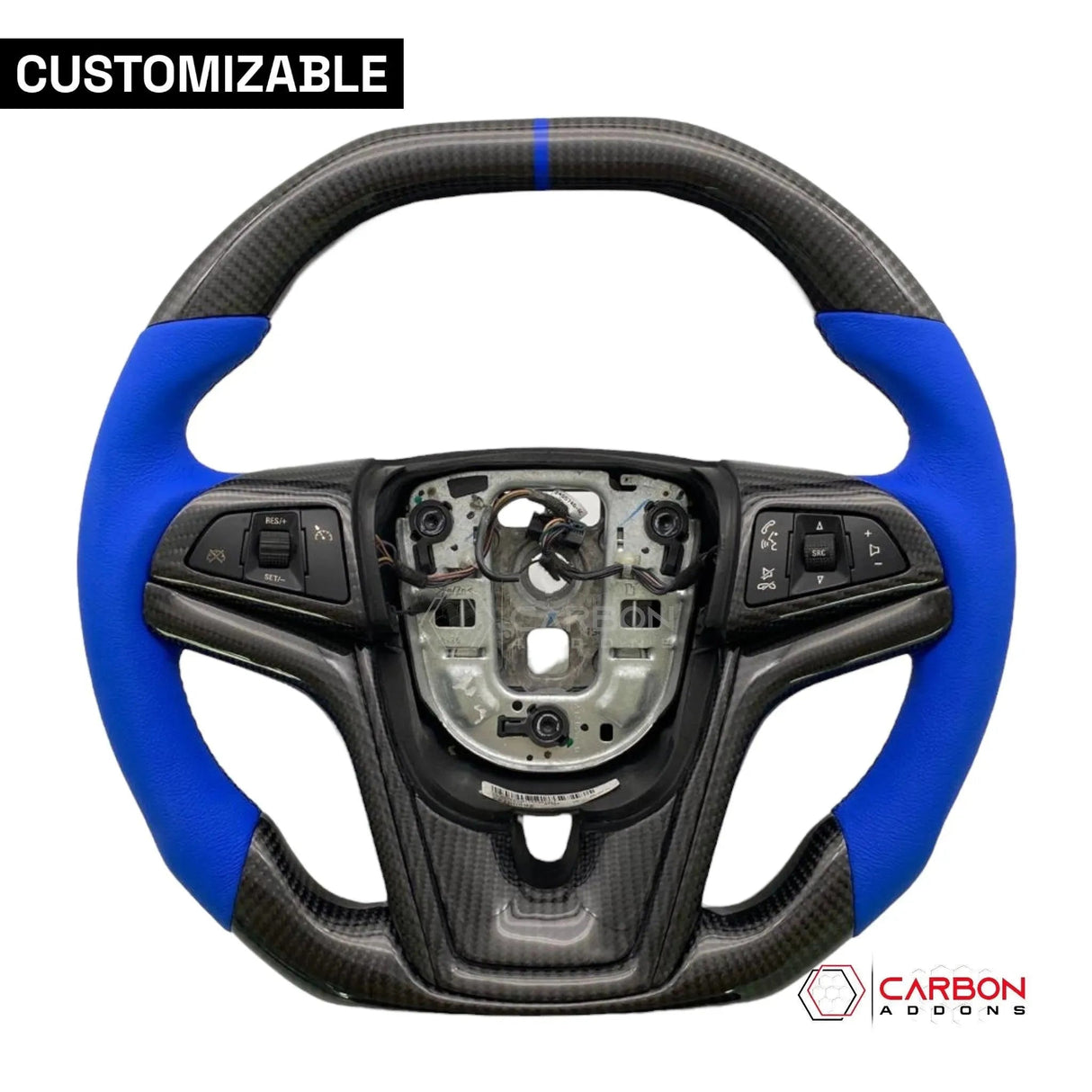 [Complete] Custom Carbon Fiber Steering Wheel For 2012-2015 Chevy Camaro