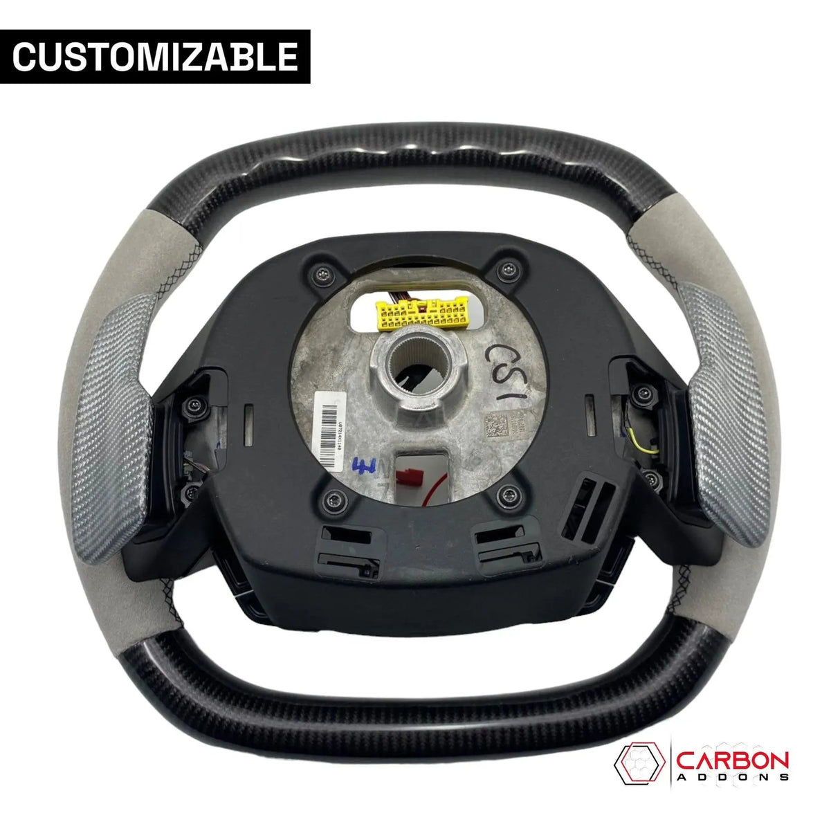 [Complete/Heated] C8 Corvette 2020+ Customizable Carbon Fiber Steering Wheel