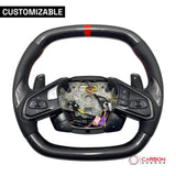 [Complete/Heated] C8 Corvette 2020+ Customizable Carbon Fiber Steering Wheel