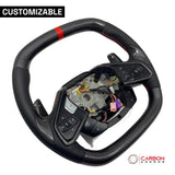 [Complete/Heated] C8 Corvette 2020+ Customizable Carbon Fiber Steering Wheel