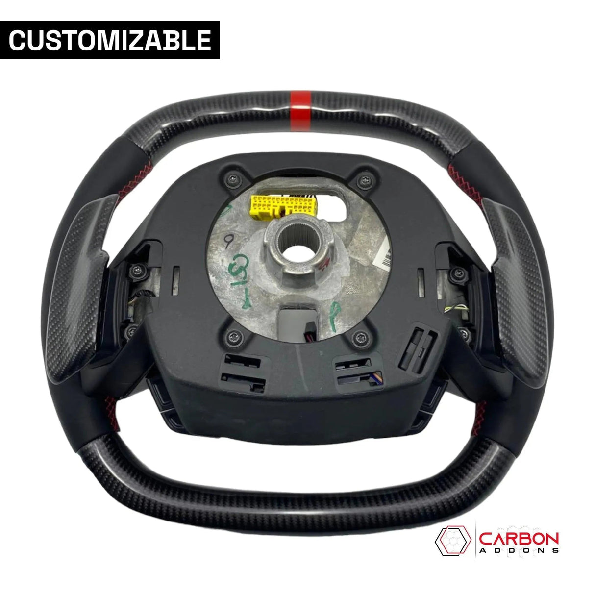 [Complete/Heated] C8 Corvette 2020+ Customizable Carbon Fiber Steering Wheel