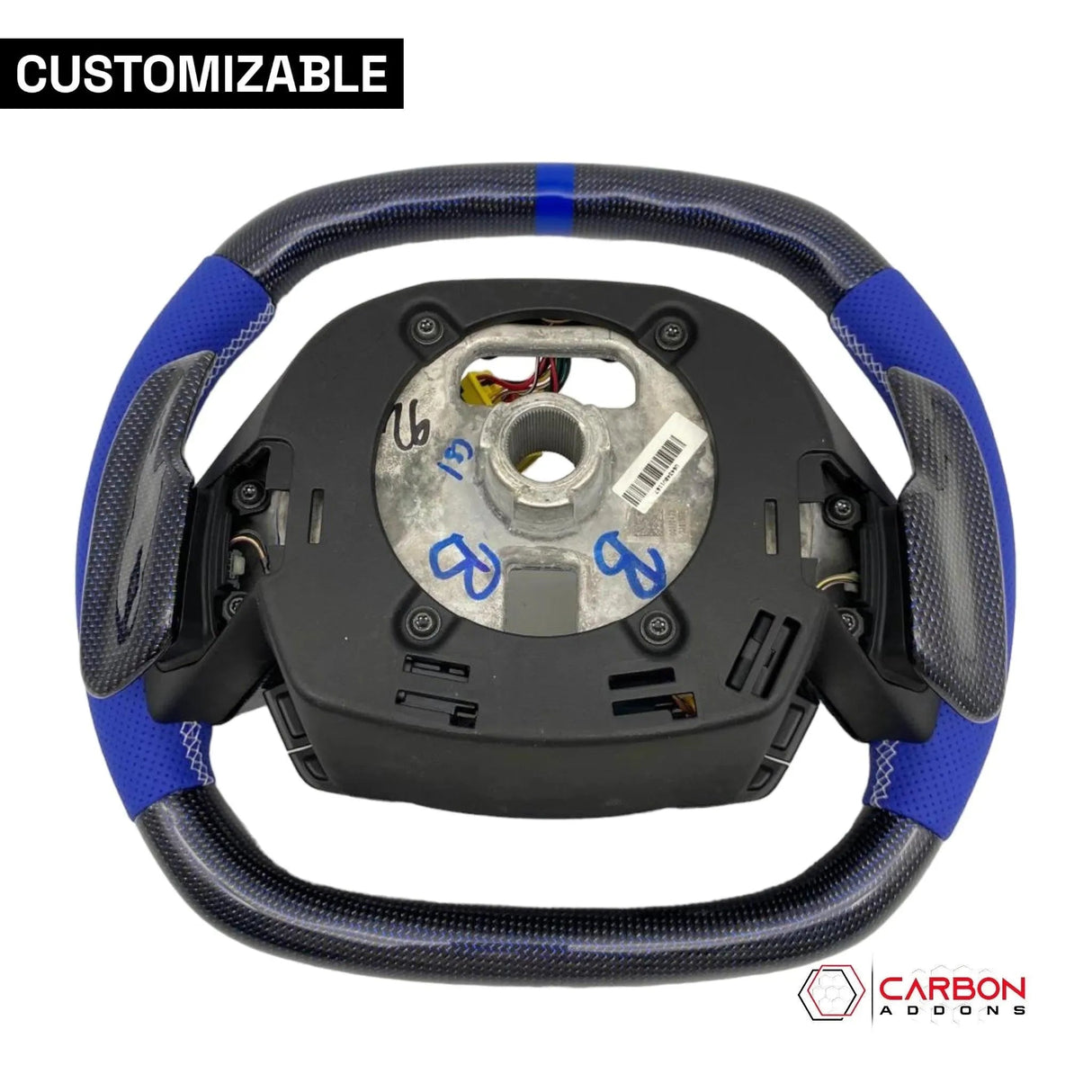 [Complete/Heated] C8 Corvette 2020+ Customizable Carbon Fiber Steering Wheel