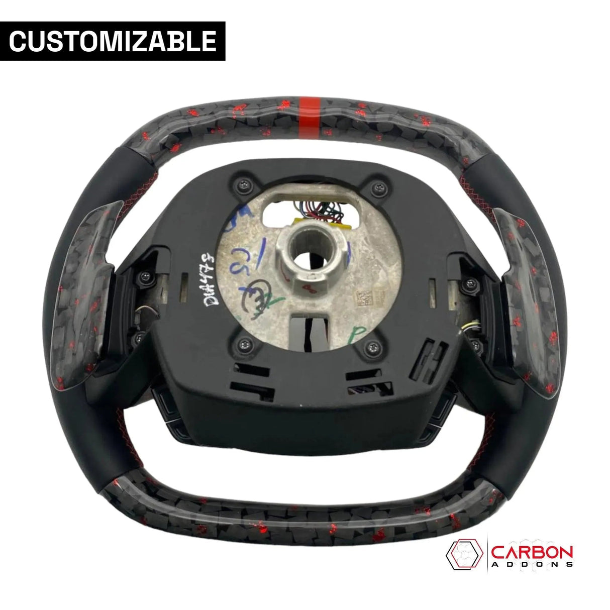 [Complete/Heated] C8 Corvette 2020+ Customizable Carbon Fiber Steering Wheel