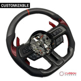[Complete/Heated] Custom Carbon Fiber Steering Wheel for 2015-2023 Mustang