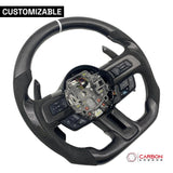 [Complete/Heated] Custom Carbon Fiber Steering Wheel for 2015-2023 Mustang
