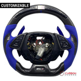 [Complete/Heated] Custom Carbon Fiber Steering Wheel For 2016-2024 Chevy Camaro