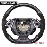 [Complete/Heated] Custom Carbon Fiber Steering Wheel For 2016-2024 Chevy Camaro