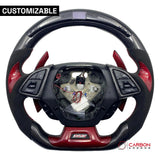 [Complete/Heated] Custom Carbon Fiber Steering Wheel For 2016-2024 Chevy Camaro