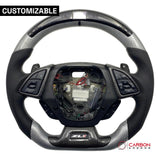 [Complete/Heated] Custom Carbon Fiber Steering Wheel For 2016-2024 Chevy Camaro