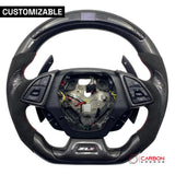 [Complete/Heated] Custom Carbon Fiber Steering Wheel For 2016-2024 Chevy Camaro
