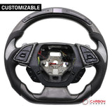[Complete/Heated] Custom Carbon Fiber Steering Wheel For 2016-2024 Chevy Camaro