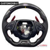 [Complete/Heated] Custom Carbon Fiber Steering Wheel For 2016-2024 Chevy Camaro