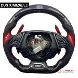 [Complete/Heated] Custom Carbon Fiber Steering Wheel For 2016-2024 Chevy Camaro