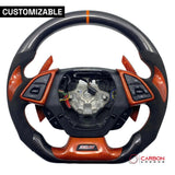 [Complete/Heated] Custom Carbon Fiber Steering Wheel For 2016-2024 Chevy Camaro