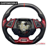 [Complete/Heated] Custom Carbon Fiber Steering Wheel For 2016-2024 Chevy Camaro