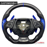 [Complete/Heated] Custom Carbon Fiber Steering Wheel For 2016-2024 Chevy Camaro