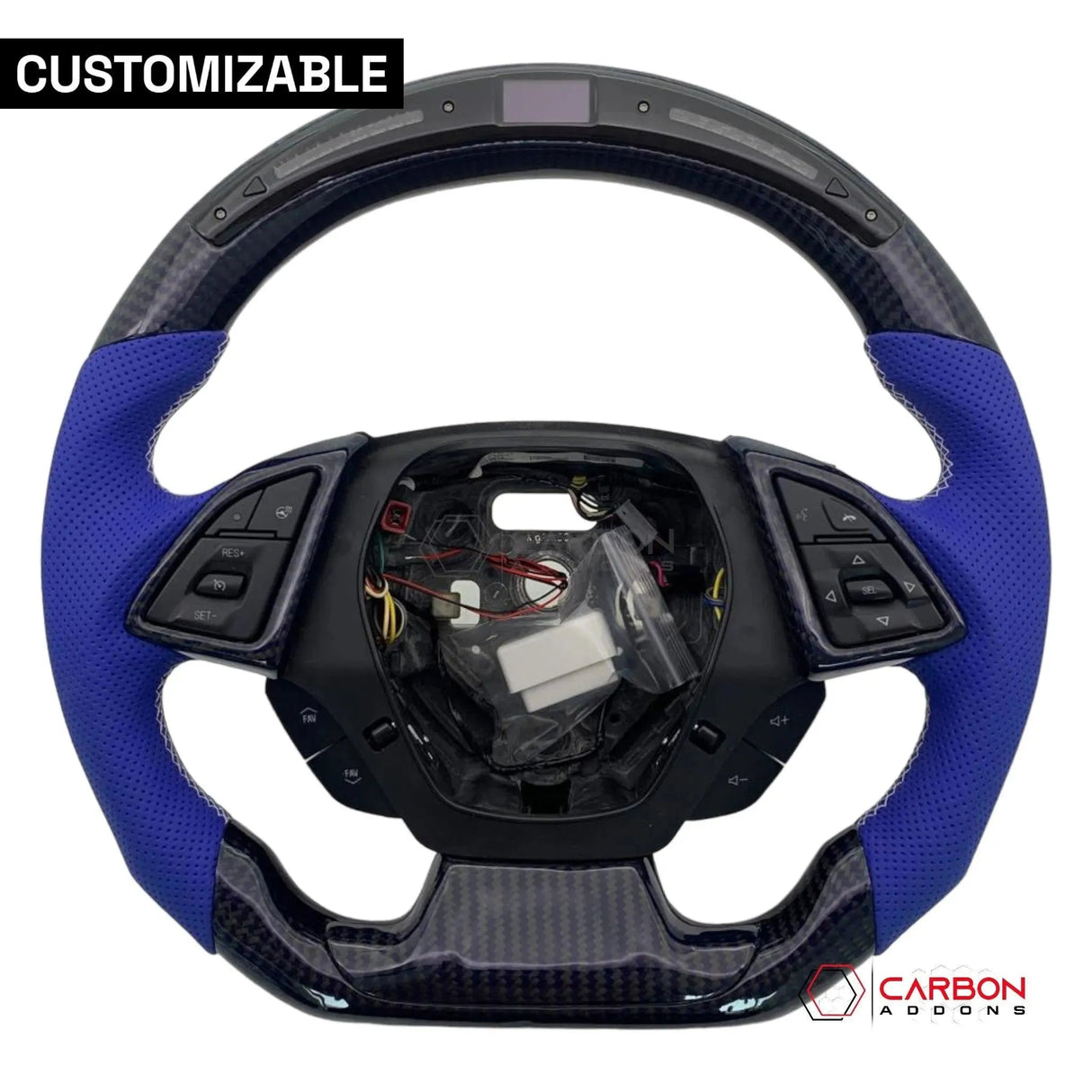 [Complete/Heated] Custom Carbon Fiber Steering Wheel For 2016-2024 Chevy Camaro