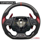 [Complete/Heated] Custom Carbon Fiber Steering Wheel For 2016-2024 Chevy Camaro