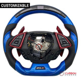 [Complete/Heated] Custom Carbon Fiber Steering Wheel For 2016-2024 Chevy Camaro